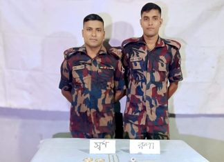 নাইক্ষ্যংছড়ি সীমান্তে স্বর্ণ ও রুপা উদ্ধার