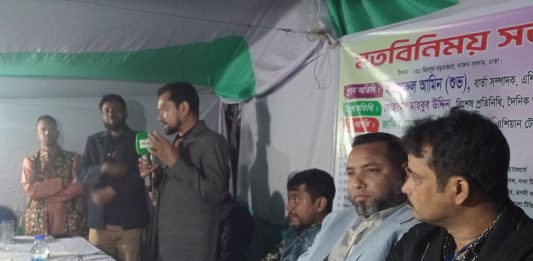 মিরপুর বড় বাজারে সাংবাদিকদের মতবিনিময় সভা অনুষ্ঠিত